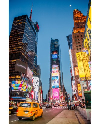 Ceas de perete, rosu, 36x36 cm, model Times Square - GUZZINI